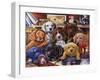 Grandpa's Puppies-Jenny Newland-Framed Giclee Print