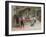 Grandpa's Sash (Oil on Panel)-Jean or Jehan Georges Vibert-Framed Giclee Print
