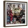 "Grandpa's Workshop," November 12, 1949-Stevan Dohanos-Framed Giclee Print