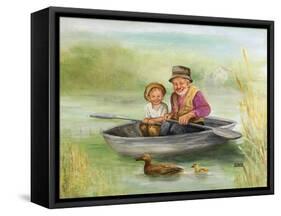 Grandpa-Dianne Dengel-Framed Stretched Canvas