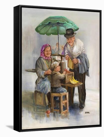 Grandparents-Dianne Dengel-Framed Stretched Canvas