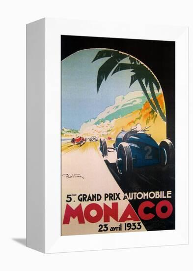 Grandprix Automobile Monaco 1933-null-Framed Stretched Canvas