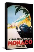 Grandprix Automobile Monaco 1933-Trends International-Framed Stretched Canvas