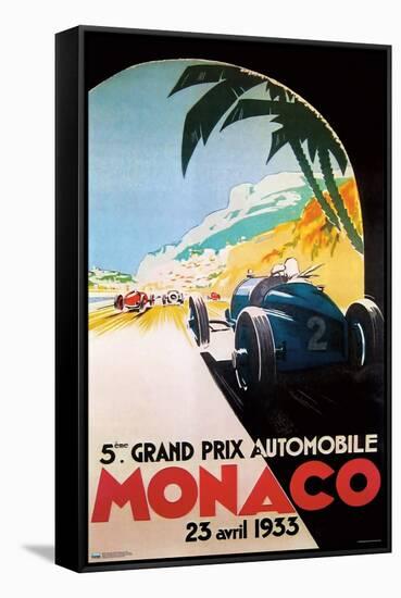 Grandprix Automobile Monaco 1933-Trends International-Framed Stretched Canvas