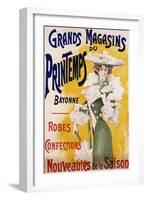 Grands Magasins Du Printemps Bayonne Fashion Poster-Alfred Choubrac-Framed Giclee Print