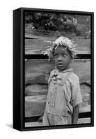 Grandson of Negro Tenant Whose Father Is in the Penitentiary-Dorothea Lange-Framed Stretched Canvas