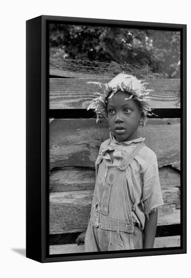 Grandson of Negro Tenant Whose Father Is in the Penitentiary-Dorothea Lange-Framed Stretched Canvas