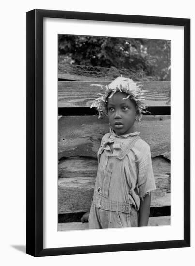 Grandson of Negro Tenant Whose Father Is in the Penitentiary-Dorothea Lange-Framed Art Print