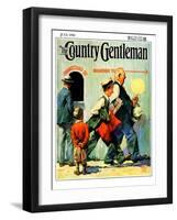 "Grandstand 50 Cents," Country Gentleman Cover, July 1, 1930-William Meade Prince-Framed Giclee Print