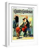 "Grandstand 50 Cents," Country Gentleman Cover, July 1, 1930-William Meade Prince-Framed Giclee Print