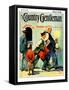 "Grandstand 50 Cents," Country Gentleman Cover, July 1, 1930-William Meade Prince-Framed Stretched Canvas