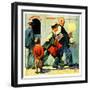 "Grandstand 50 Cents,"July 1, 1930-William Meade Prince-Framed Giclee Print