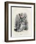 Grandville Carnation-JJ Grandville-Framed Art Print