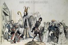 The Leech Doctors, Caricature from "Les Metamorphoses Du Jour," 1854-Grandville-Giclee Print