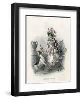 Grandville Honeysuckle-JJ Grandville-Framed Art Print