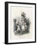 Grandville Honeysuckle-JJ Grandville-Framed Art Print