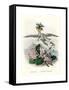 Grandville Hortensia-J^J^ Grandville-Framed Stretched Canvas