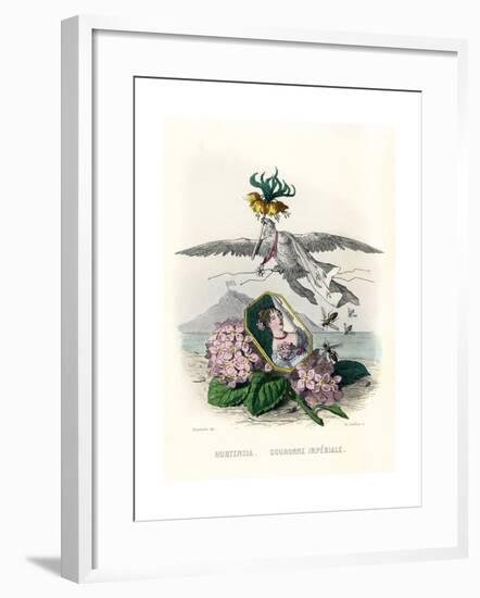 Grandville Hortensia-J^J^ Grandville-Framed Giclee Print