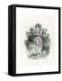 Grandville Lilac 1847-J^J^ Grandville-Framed Stretched Canvas