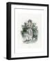 Grandville Lilac 1847-J^J^ Grandville-Framed Giclee Print