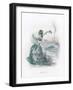 Grandville Myosotis 1847-JJ Grandville-Framed Art Print