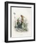 Grandville Nasturtium-JJ Grandville-Framed Art Print