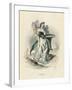 Grandville Pansy 1847-JJ Grandville-Framed Art Print