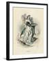 Grandville Pansy 1847-JJ Grandville-Framed Art Print