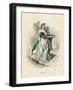 Grandville Pansy 1847-JJ Grandville-Framed Art Print