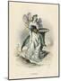 Grandville Pansy 1847-JJ Grandville-Mounted Art Print