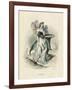 Grandville Pansy 1847-JJ Grandville-Framed Art Print