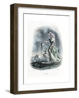 Grandville Poppy 1847-J^J^ Grandville-Framed Giclee Print