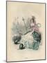 Grandville Rose 1847-JJ Grandville-Mounted Art Print