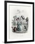 Grandville Sweet Pea-JJ Grandville-Framed Art Print