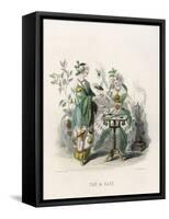 Grandville Tea Coffee-JJ Grandville-Framed Stretched Canvas