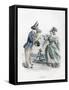 Grandville Thistle 1847-JJ Grandville-Framed Stretched Canvas