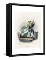 Grandville Wallflower-J^J^ Grandville-Framed Stretched Canvas