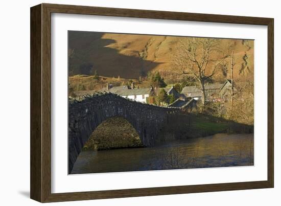 Grange Bridge and Village, Borrowdale, Lake District National Park, Cumbria, England-James Emmerson-Framed Photographic Print