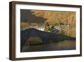 Grange Bridge and Village, Borrowdale, Lake District National Park, Cumbria, England-James Emmerson-Framed Photographic Print