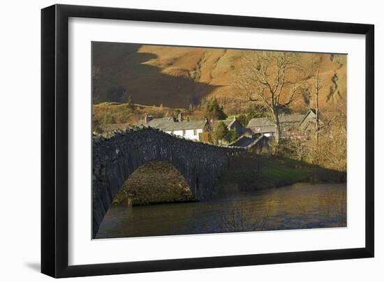 Grange Bridge and Village, Borrowdale, Lake District National Park, Cumbria, England-James Emmerson-Framed Photographic Print