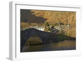 Grange Bridge and Village, Borrowdale, Lake District National Park, Cumbria, England-James Emmerson-Framed Photographic Print