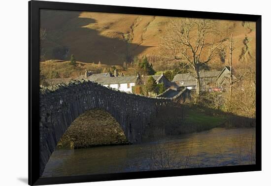 Grange Bridge and Village, Borrowdale, Lake District National Park, Cumbria, England-James Emmerson-Framed Photographic Print