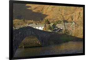 Grange Bridge and Village, Borrowdale, Lake District National Park, Cumbria, England-James Emmerson-Framed Photographic Print