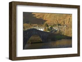 Grange Bridge and Village, Borrowdale, Lake District National Park, Cumbria, England-James Emmerson-Framed Photographic Print