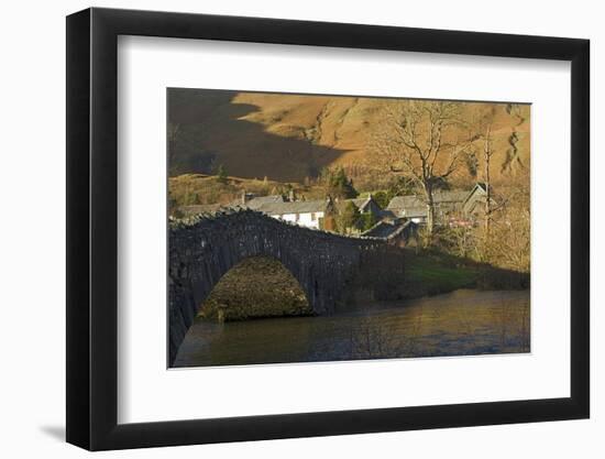 Grange Bridge and Village, Borrowdale, Lake District National Park, Cumbria, England-James Emmerson-Framed Photographic Print