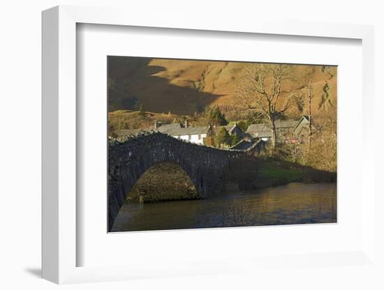 Grange Bridge and Village, Borrowdale, Lake District National Park, Cumbria, England-James Emmerson-Framed Photographic Print