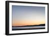 Grange-Over-Sands Overlooking the Kent Estuary at Dusk in Cumbria-Darryl Gill-Framed Photographic Print