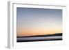 Grange-Over-Sands Overlooking the Kent Estuary at Dusk in Cumbria-Darryl Gill-Framed Photographic Print