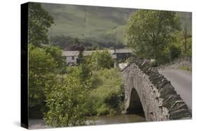 Grange Village and Bridge, Borrowdale, Lake District, Cumbria, England, United Kingdom-James Emmerson-Stretched Canvas