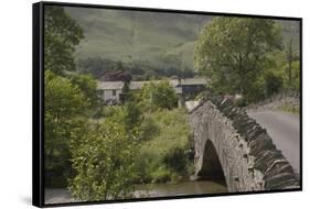 Grange Village and Bridge, Borrowdale, Lake District, Cumbria, England, United Kingdom-James Emmerson-Framed Stretched Canvas